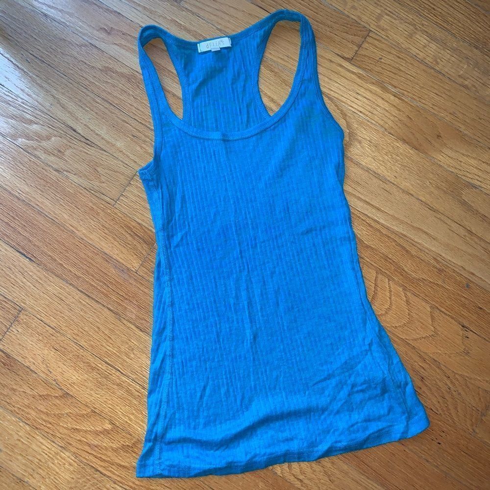 — Delia’s —‎ Blue Sheer Racerback Tank